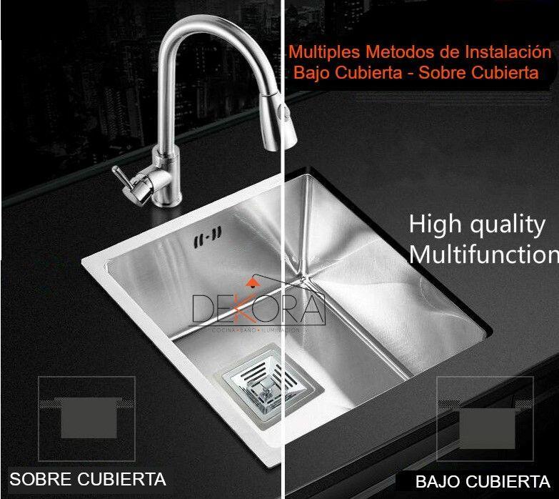 Lavaplatos Plata 44x44 2MM-2