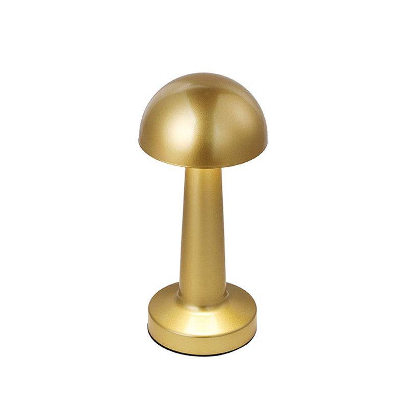 LAMPARA TOUCH HONGO RECARGABLE DORADO - Dekora-0