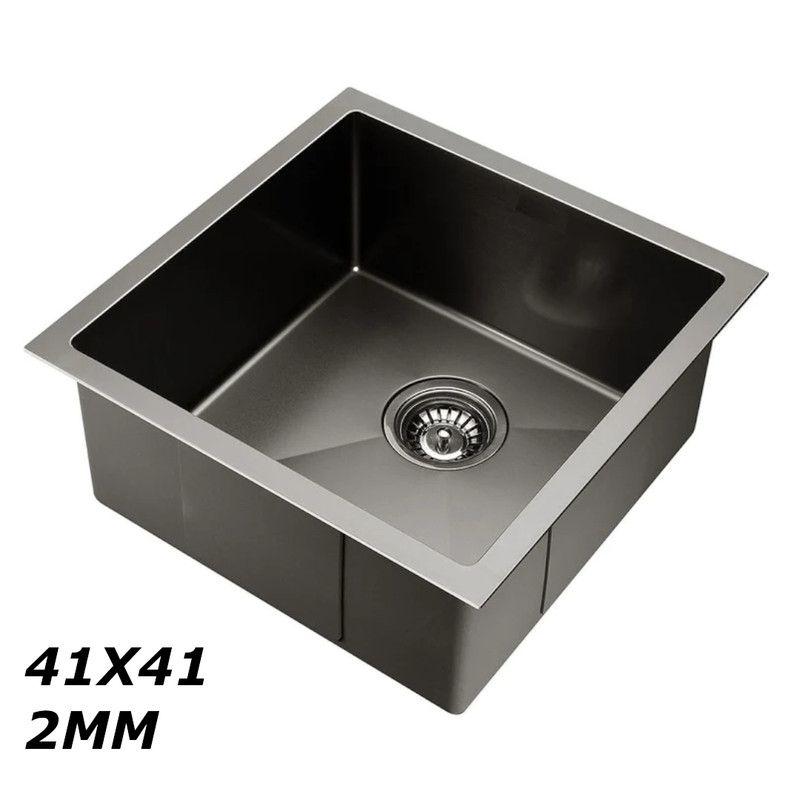 Lavaplatos Dekora 41X41cm 2mm Negro-0