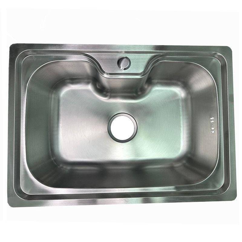 Lavaplatos Dekora 60X43cm Plata Bajo Cubierta-0