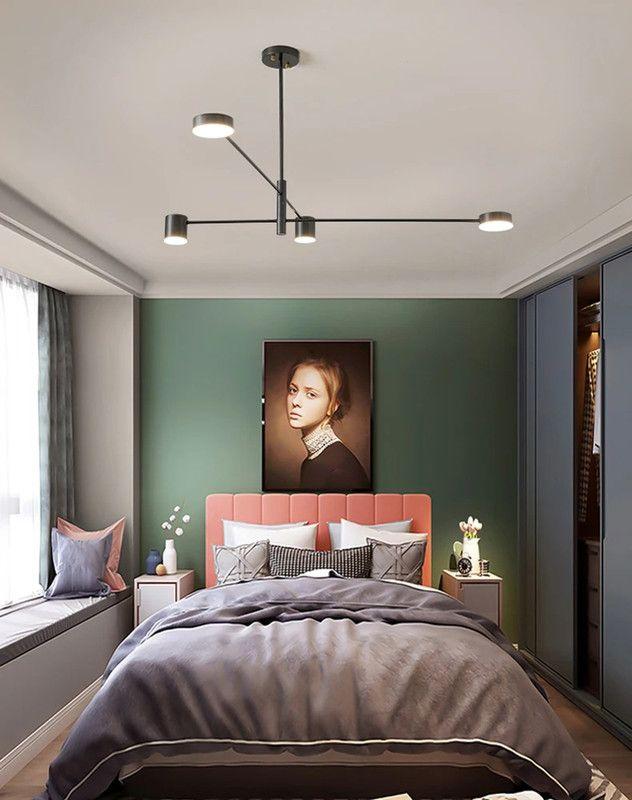 Lampara Nordica Modelo THYRA Negra 4 luces LED AHORRO ENERGIA-4