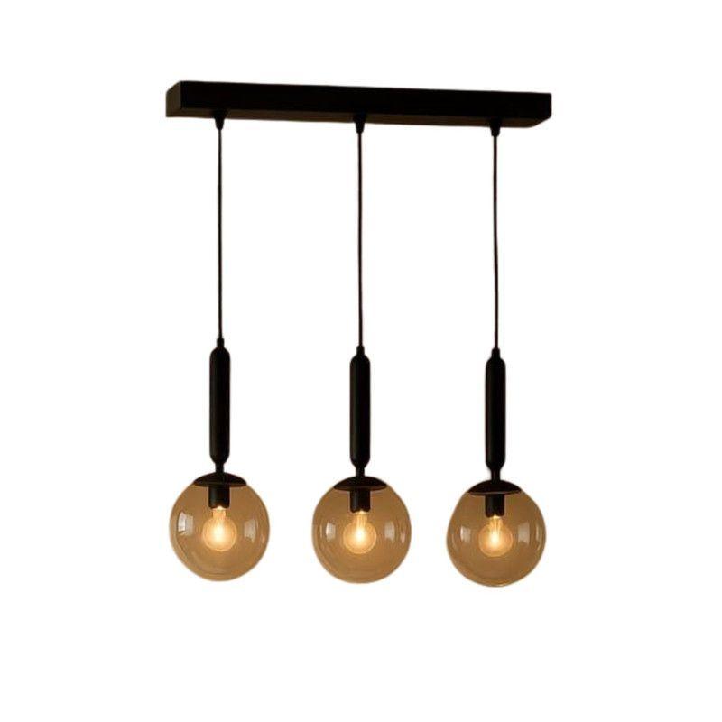 Lampara Odele Triple Negro-0