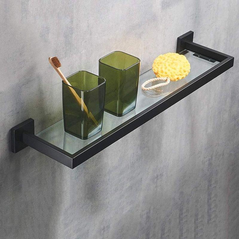 Repisa de Baño Moderna Color Grafito 50 cm-4