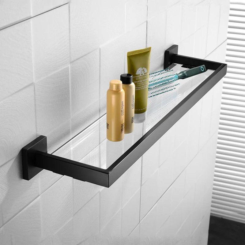 Repisa de Baño Moderna Color Grafito 40 cm-2