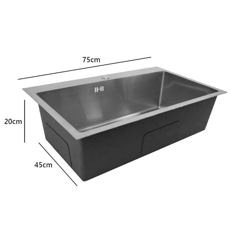 Lavaplatos Dekora 75x45cm 2mm Plata-3