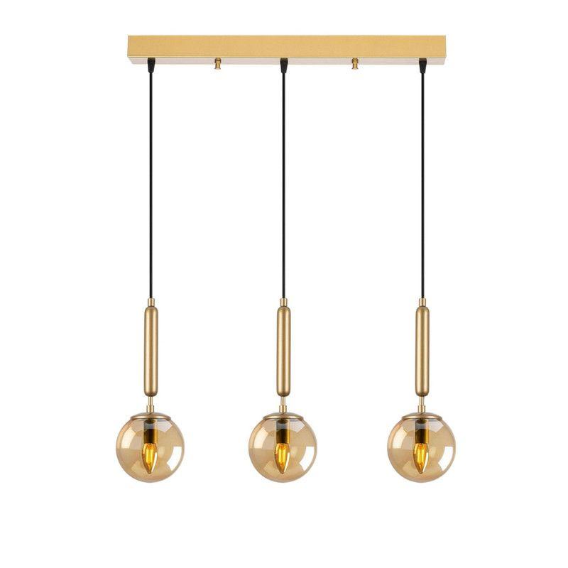 Lampara Odele Triple Dorado-0