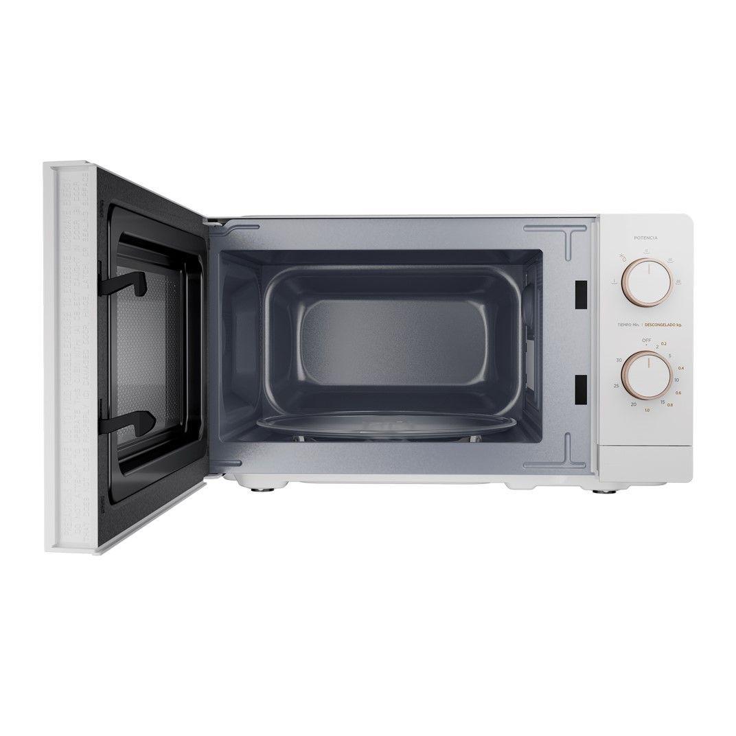 Microondas mecánico 20 litros Blanco MMP-20M711W-1