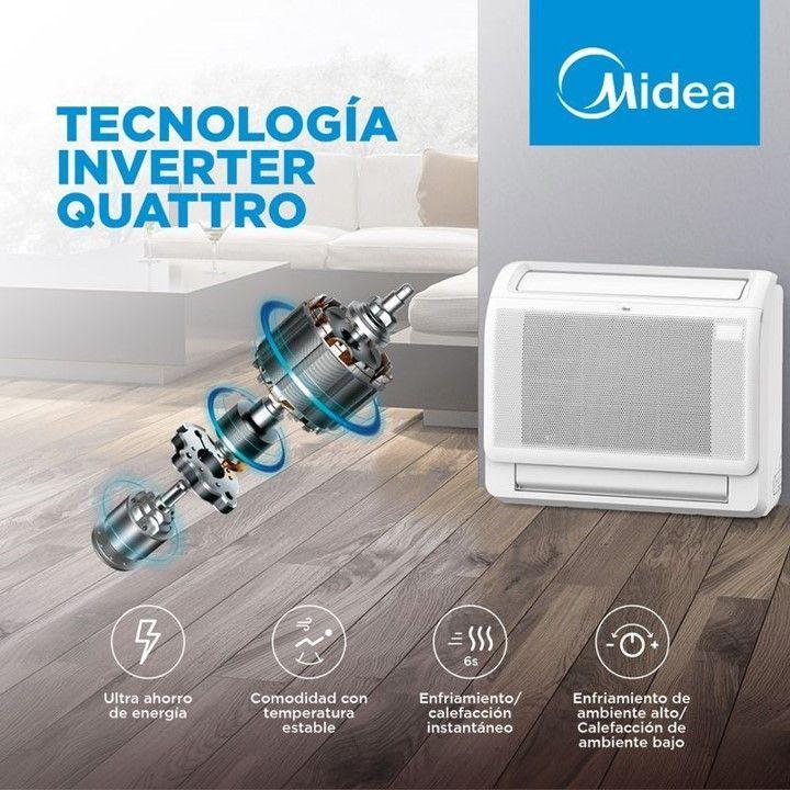 Split Consola Xtreme Heat Midea R32 18,000 Btuh Inverter-2