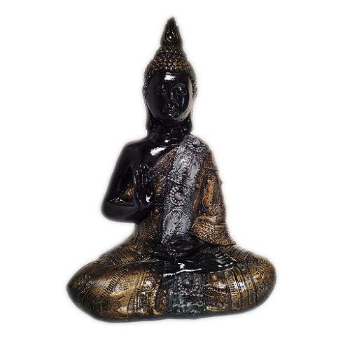 FIGURA DECORATIVA BUDA MUDRA ABHAYA 30 CM -0