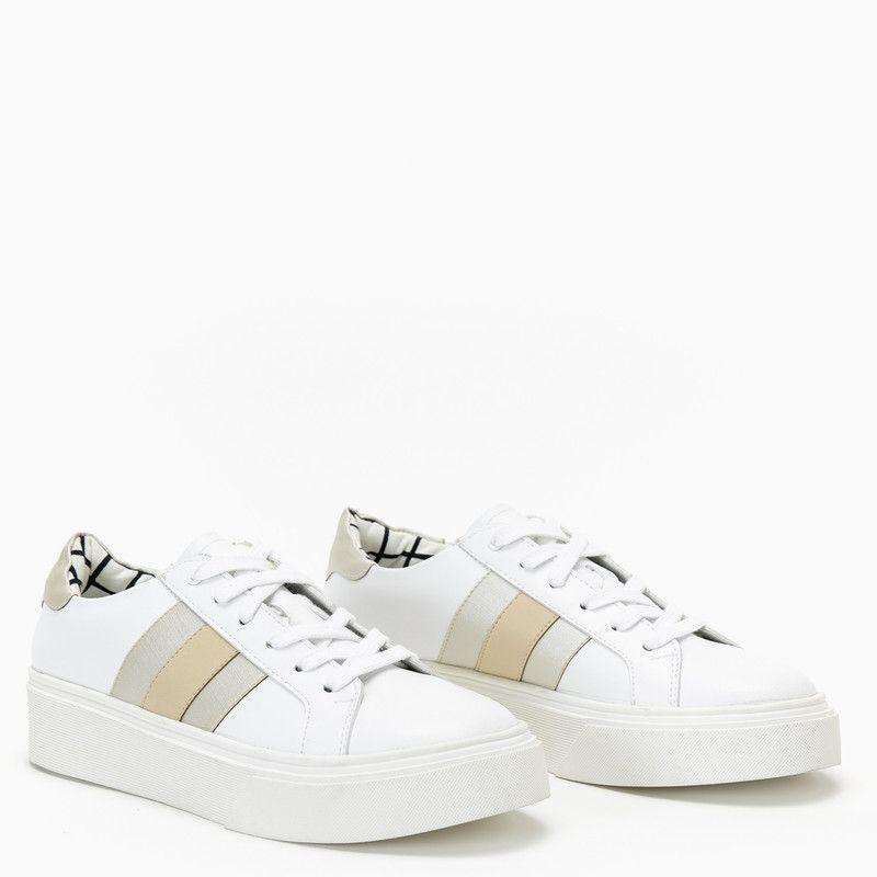 Zapatilla Sustentable Kruza Mujer Cima Champaña-3
