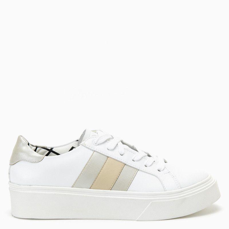 Zapatilla Sustentable Kruza Mujer Cima Champaña-0