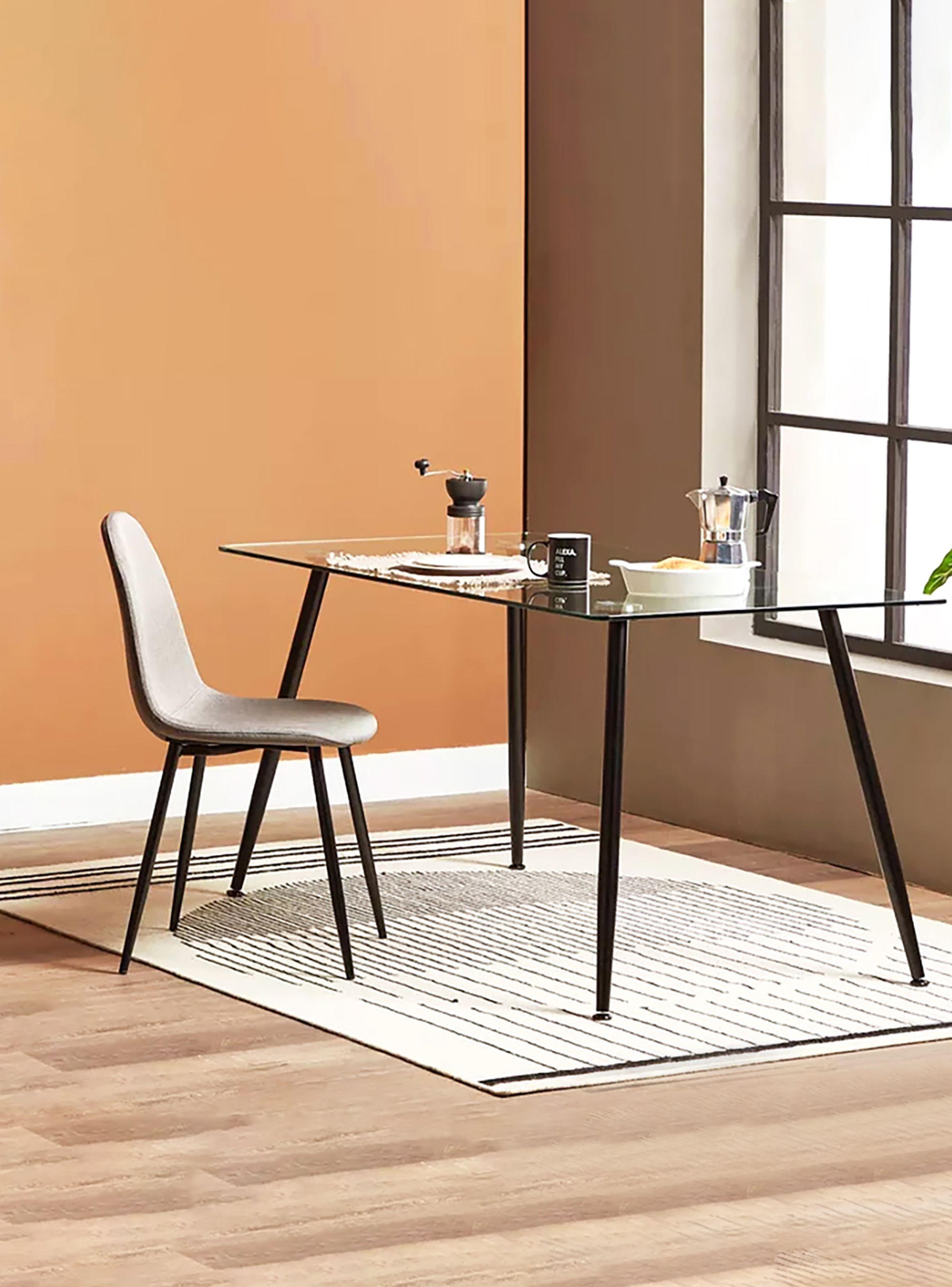 Silla De Comedor Legga Gris Set De 2 Unidades-4