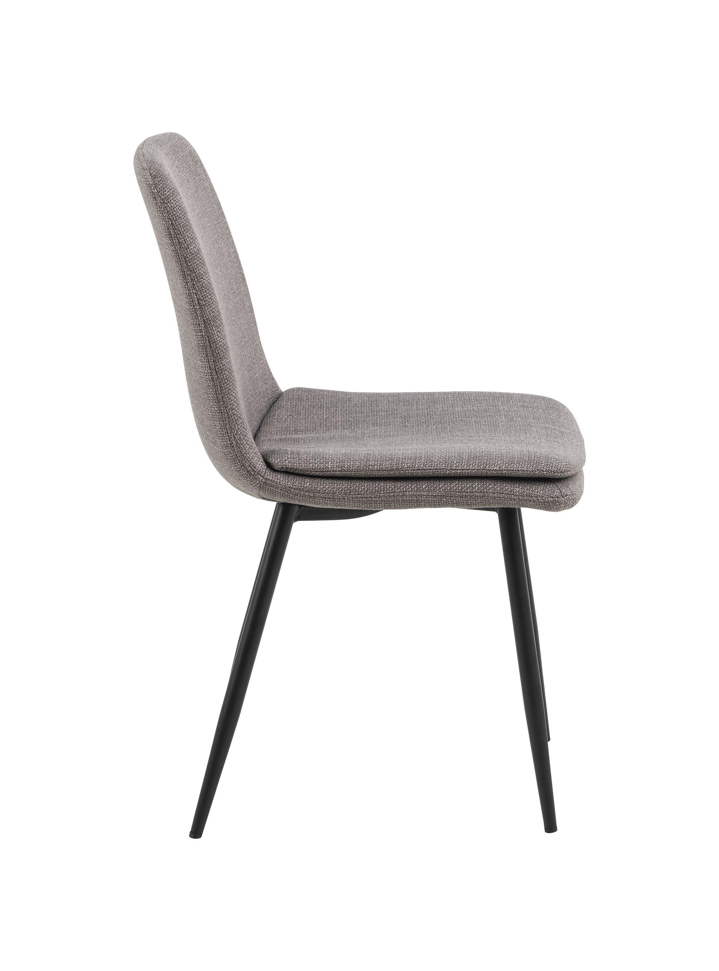 Silla De Comedor Fredda Gris Set De 4 Unidades-4