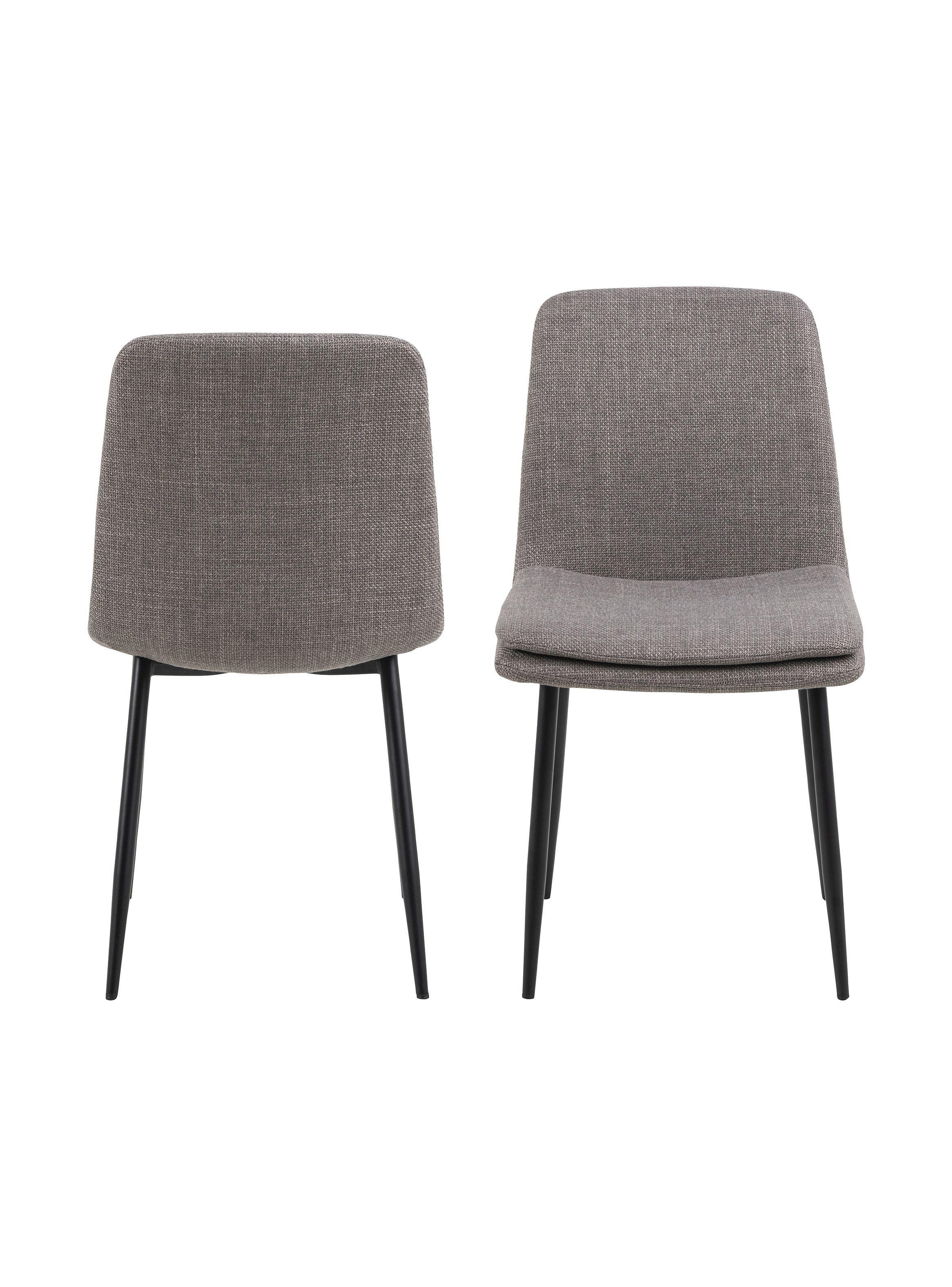 Silla De Comedor Fredda Gris Set De 4 Unidades-6