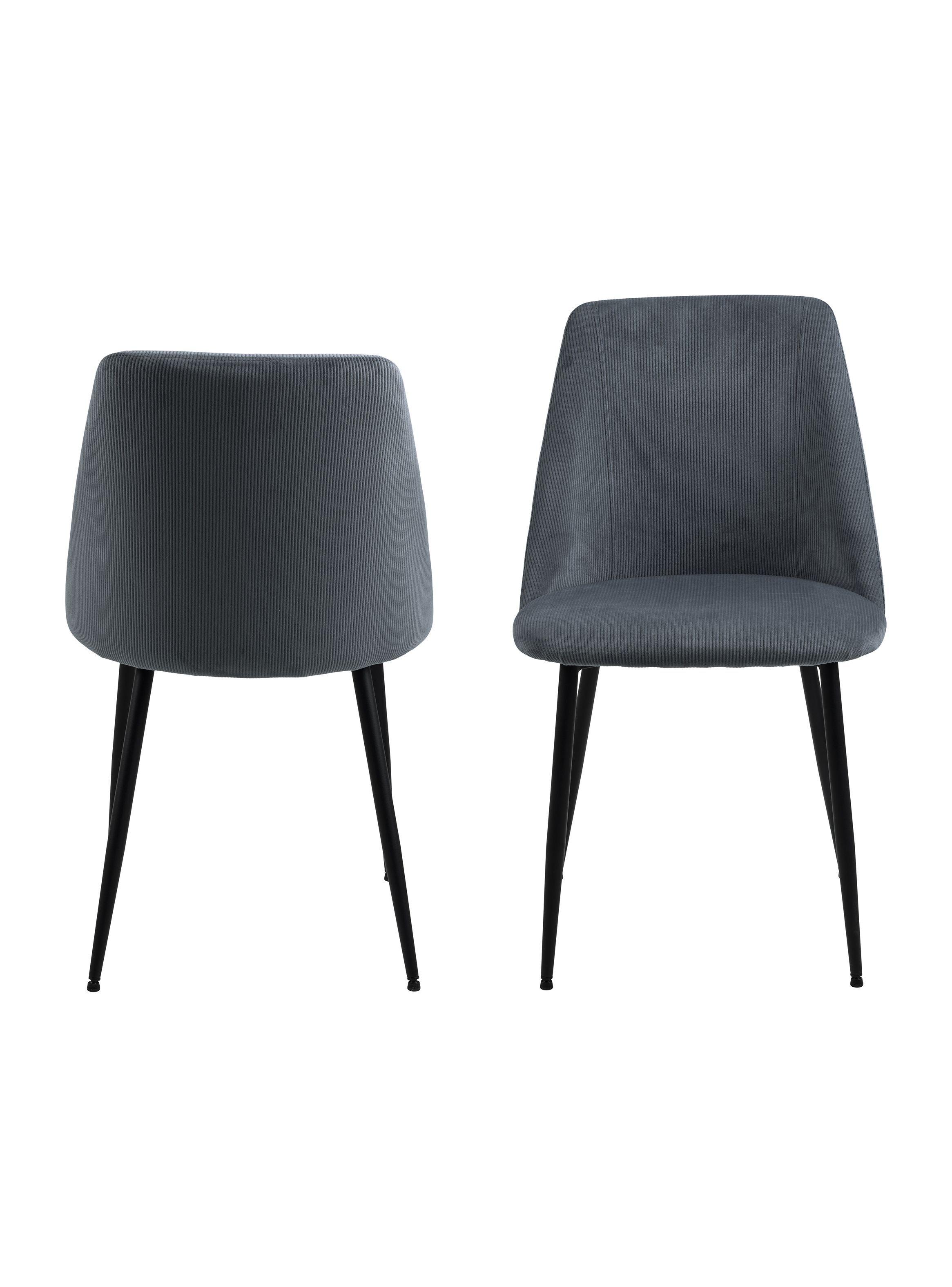 Silla De Comedor Flicka Gris Set de 4 Unidades-6