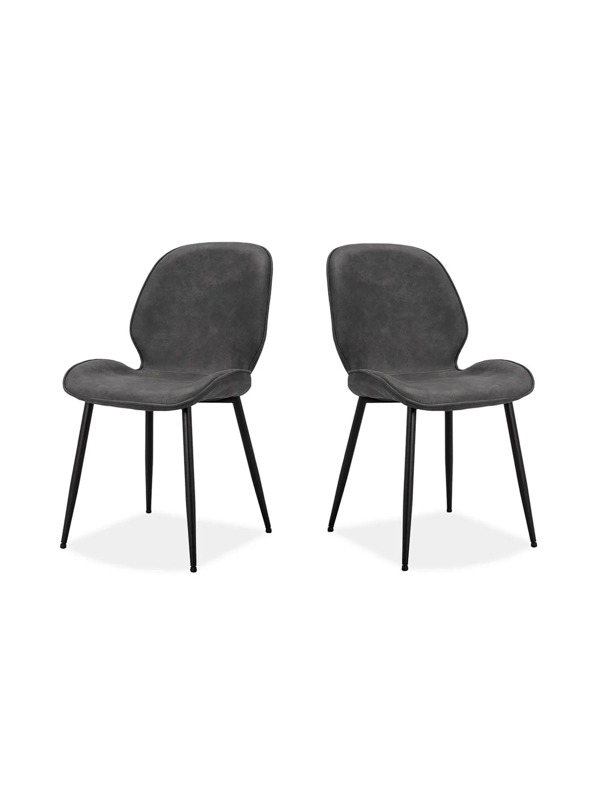 Silla Lotta Gris Set De 2 Unidades-0