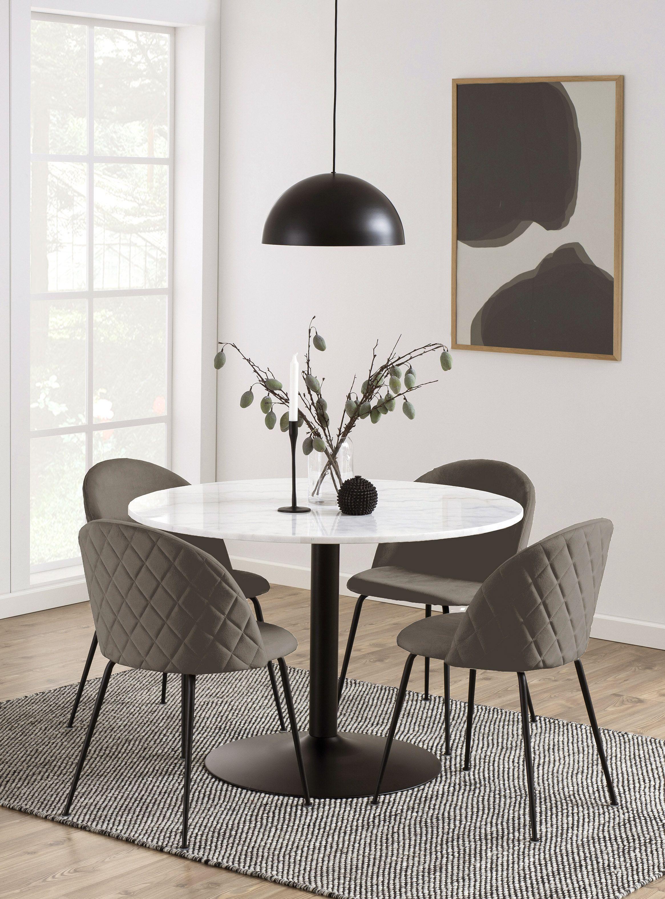 Silla De Comedor Dagmar Gris Set De 2 Unidades-1