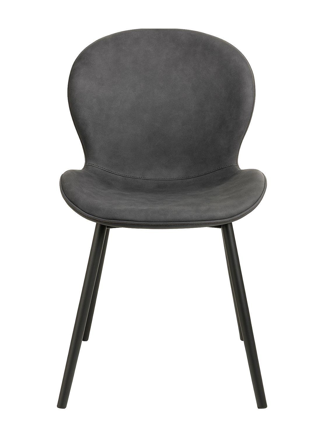 Sillas Allegra Gris Set x2 Cuero PU-3