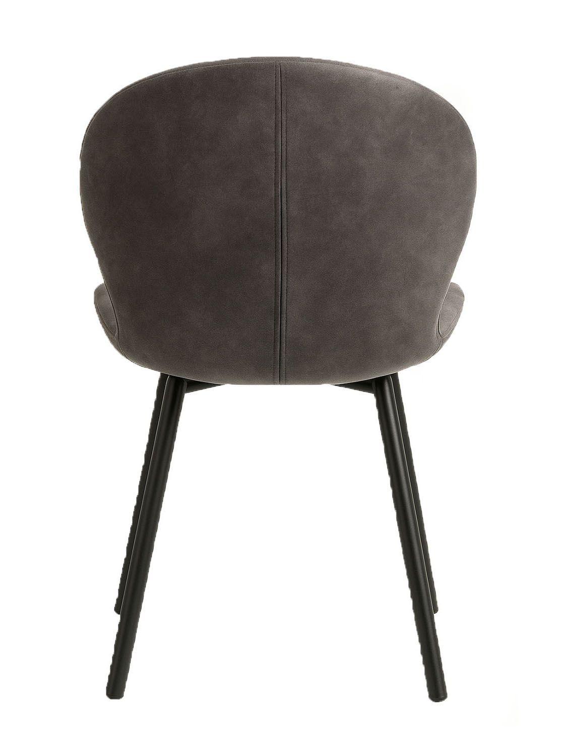 Sillas Allegra Gris Set x2 Cuero PU-4