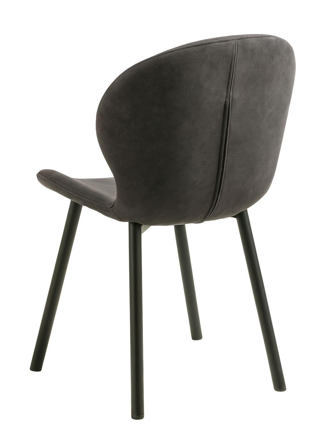 Sillas Allegra Gris Set x2 Cuero PU-2