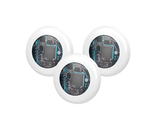 Combo 3 Localizadores GPS Tag Compatibles con Apple/iOS - Rastreo Inteligente en Triple Pack-1