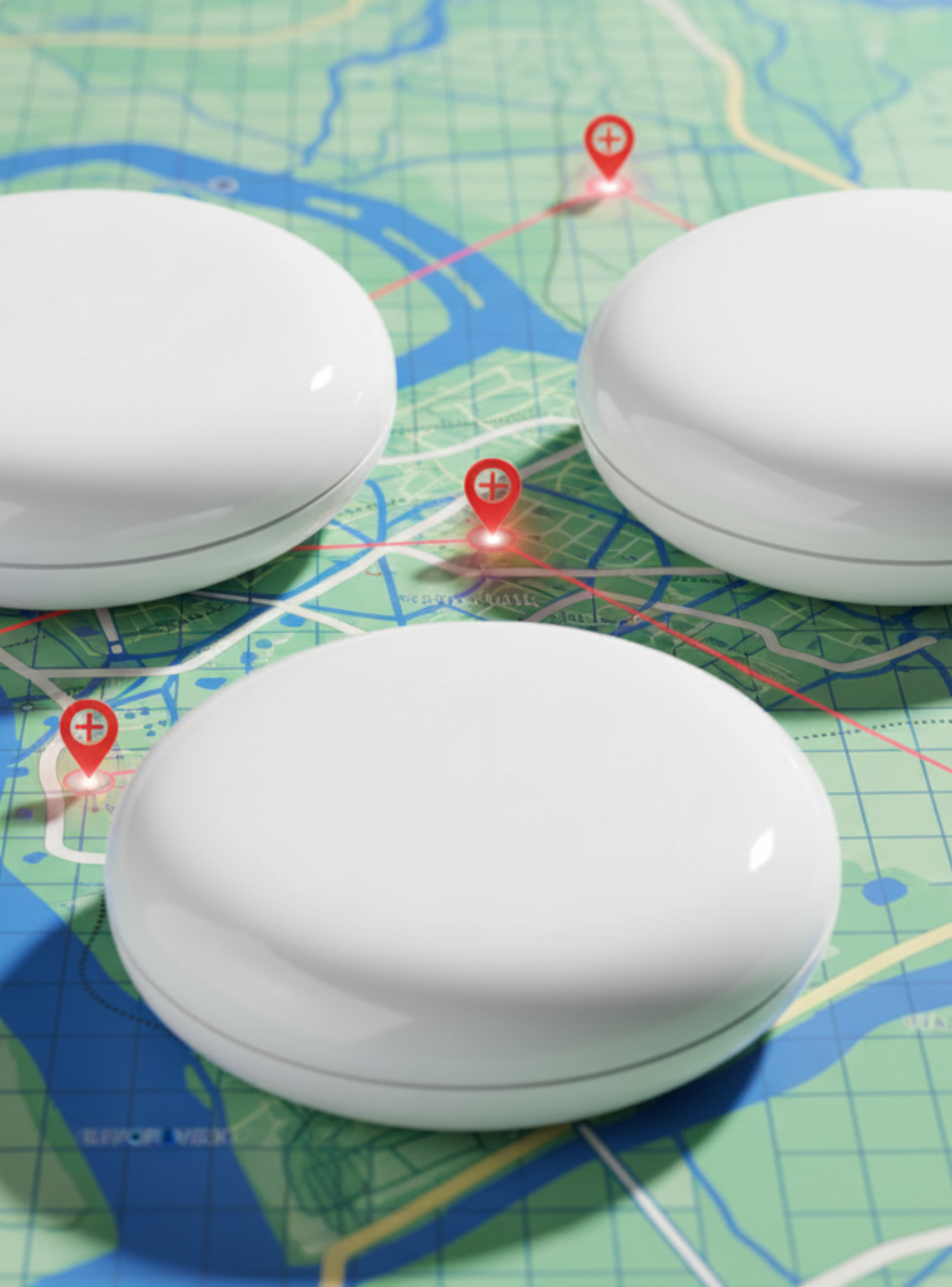 Combo 3 Localizadores GPS AirTag compatible con Apple Rastreo Inteligente en Triple Pack-1