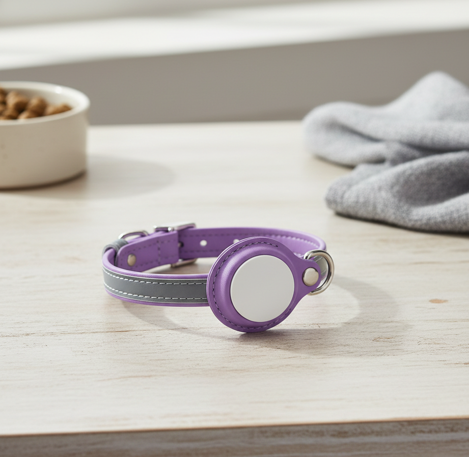 Collar de Gato con Localizador GPS compatible con Apple Seguridad para tu Mascota-1