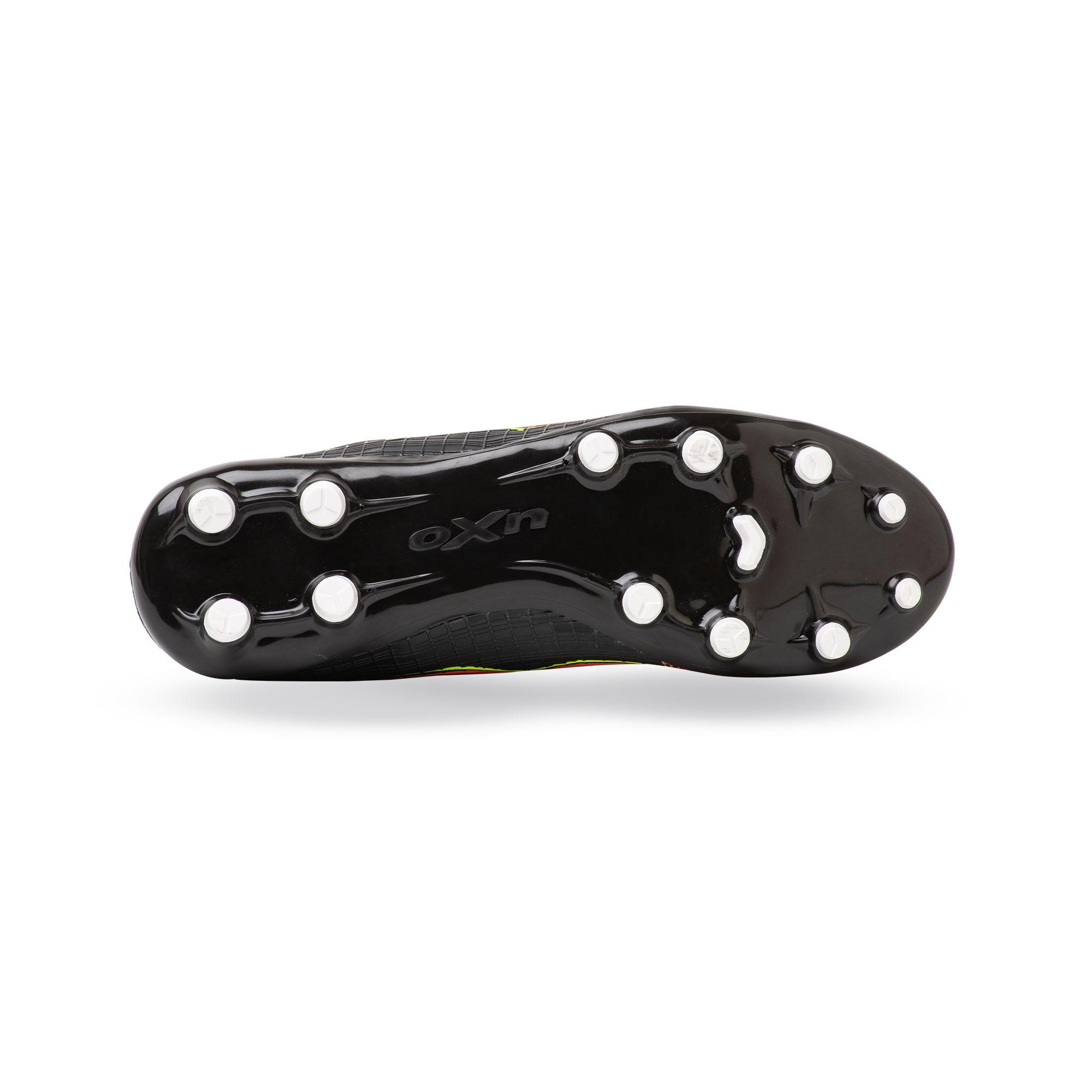 ZAPATO DE FÚTBOL OXN VELOX 4 NEO NEGRO-CORAL-4