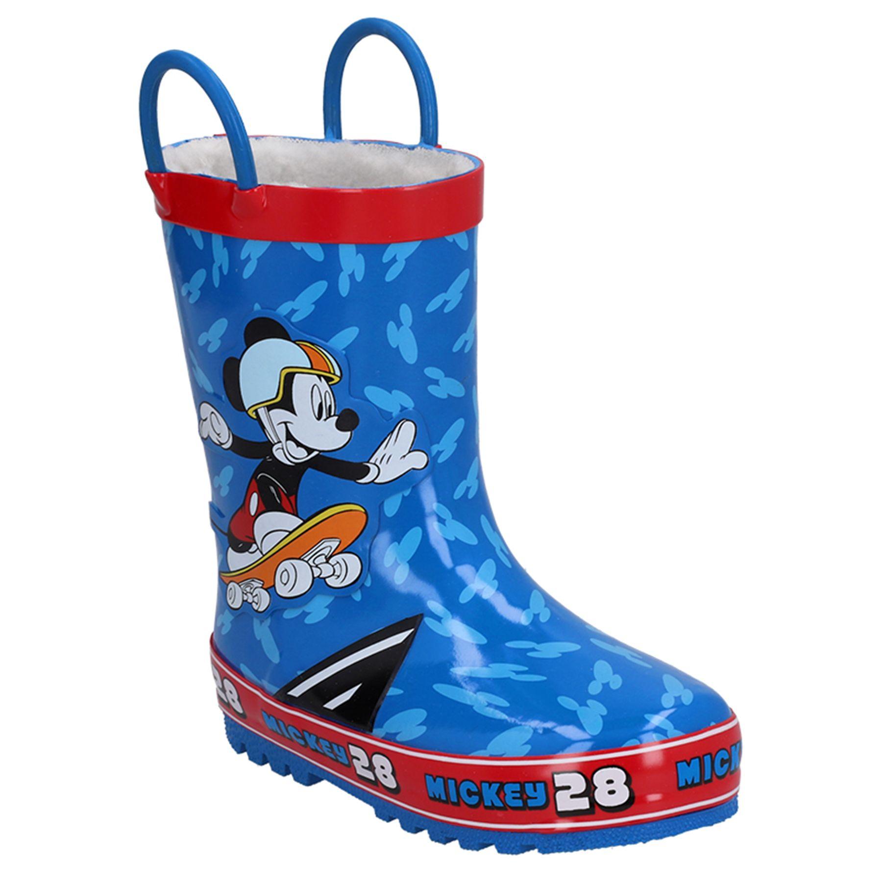 BOTAS DE AGUA MICKEY MOUSE INFANTIL-2