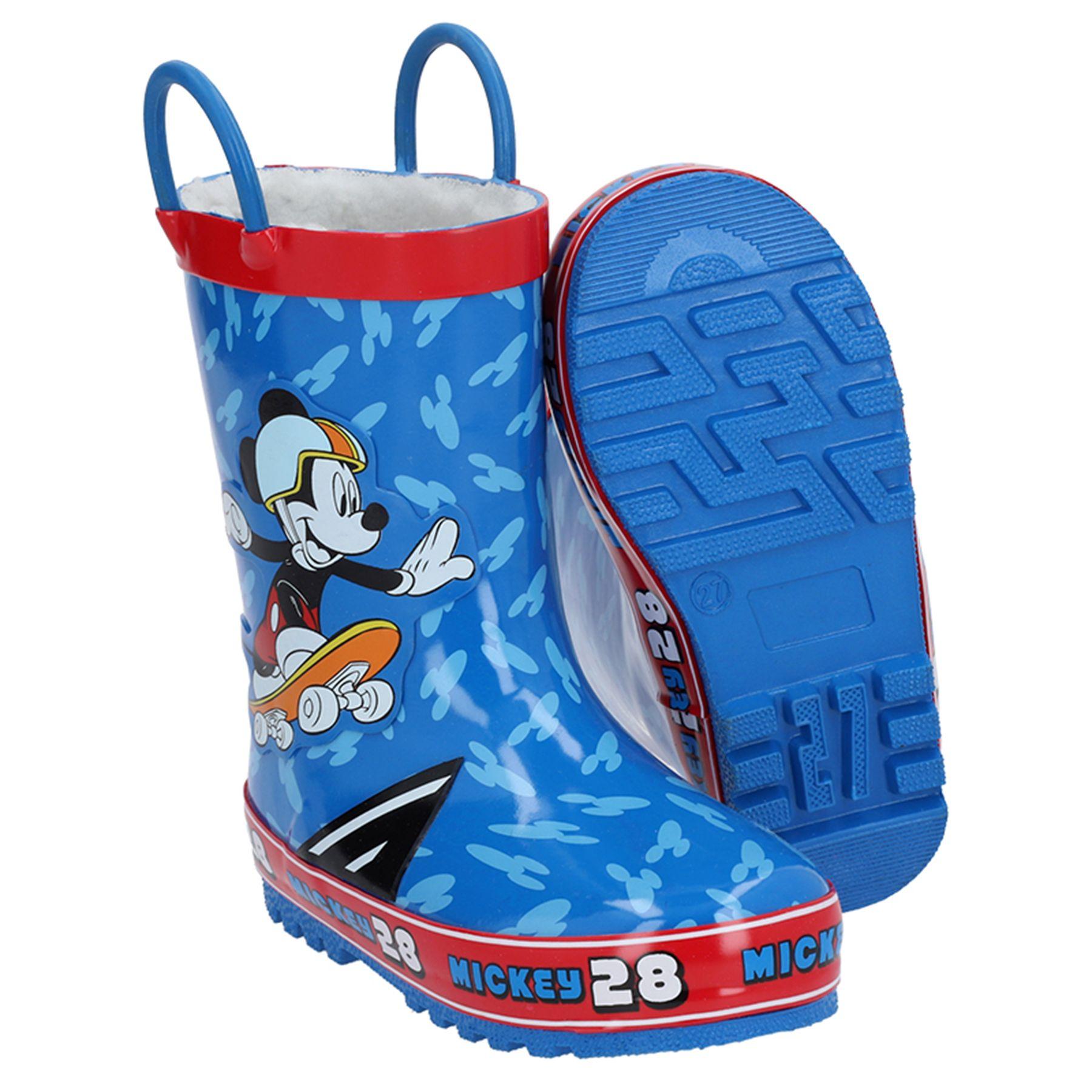 BOTAS DE AGUA MICKEY MOUSE INFANTIL-4