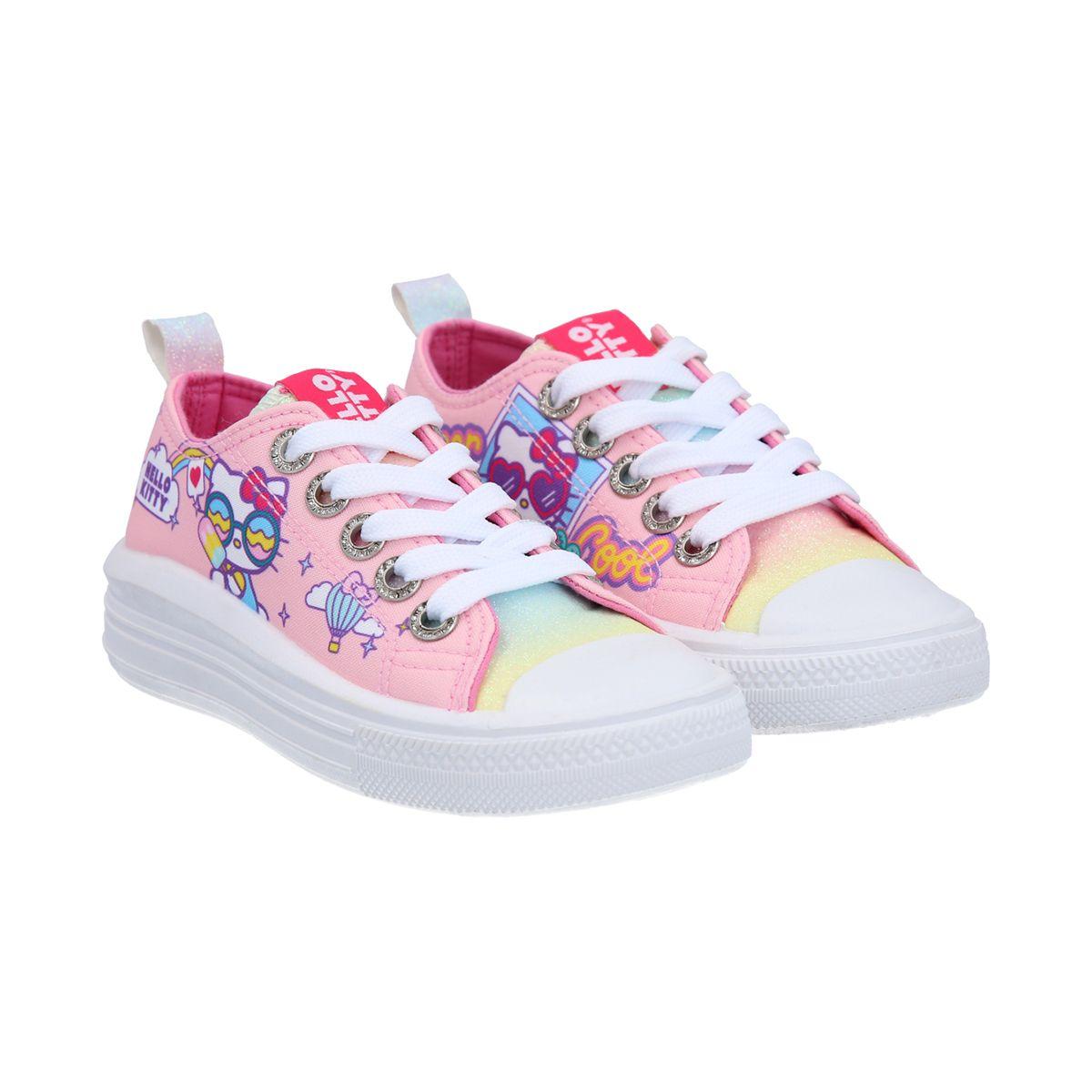 ZAPATILLAS HELLO KITTY LONA CON PLATAFORMA INFANTIL-0