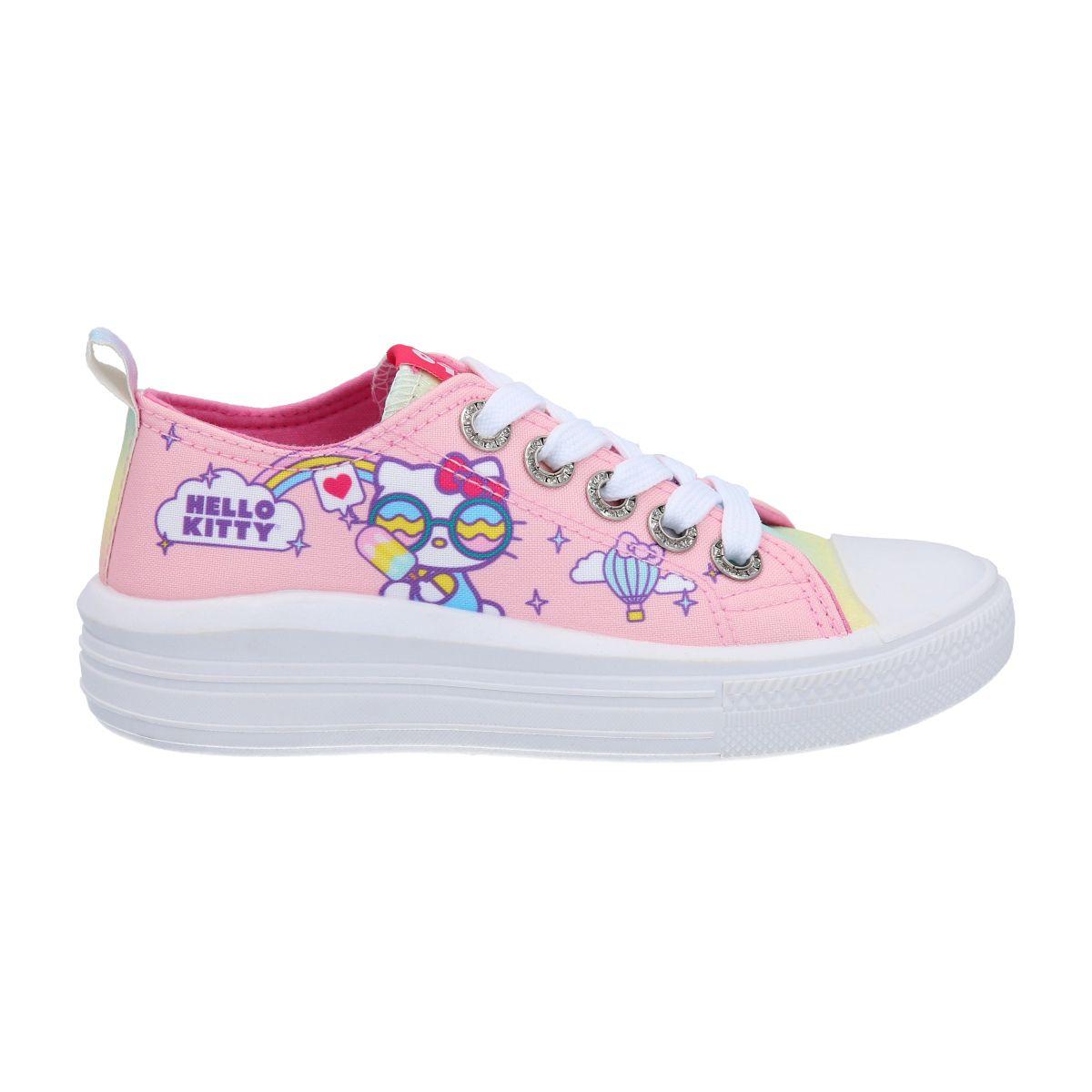 ZAPATILLAS HELLO KITTY LONA CON PLATAFORMA INFANTIL-2