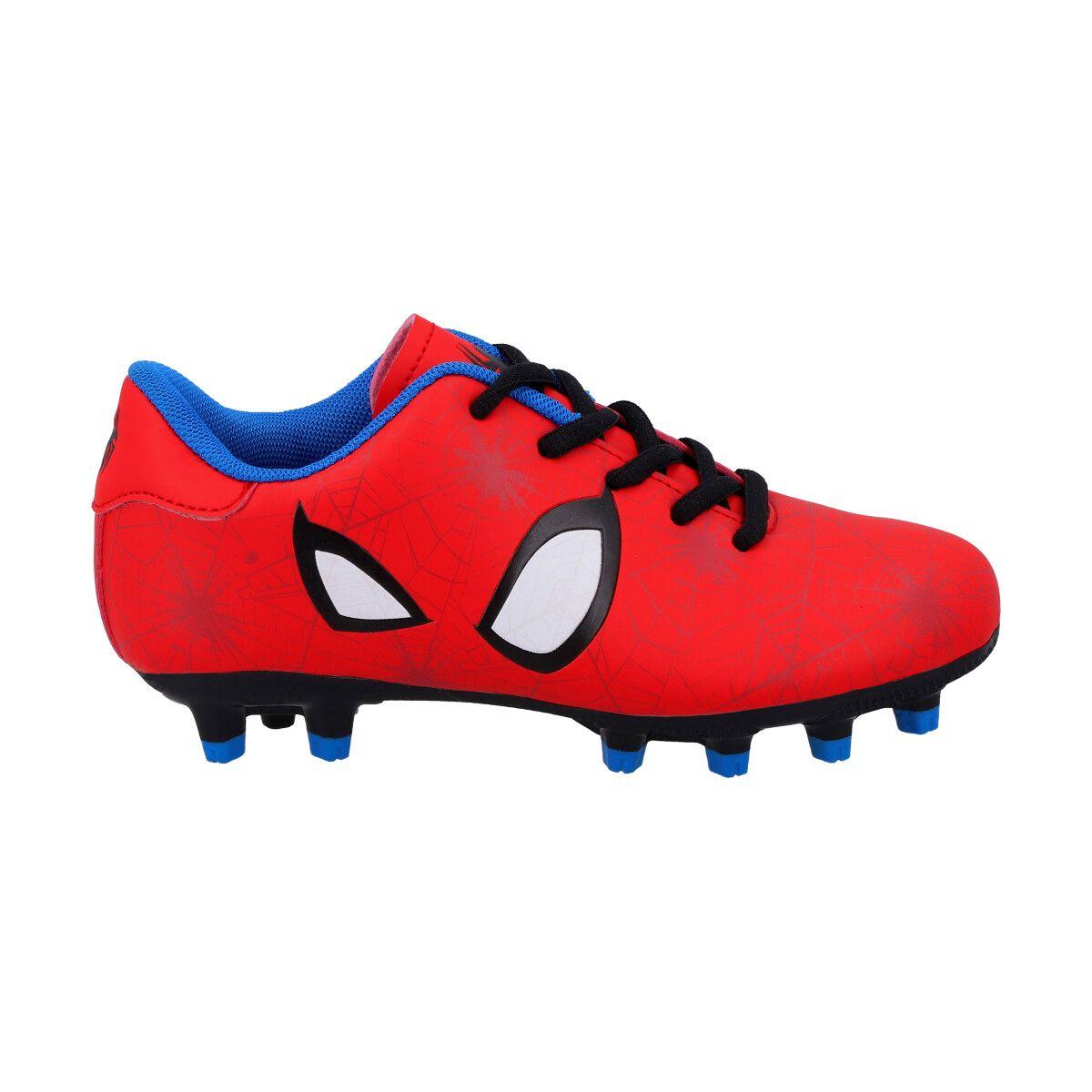 ZAPATOS DE FUTBOL SPIDER-MAN INFANTIL ROJO-0