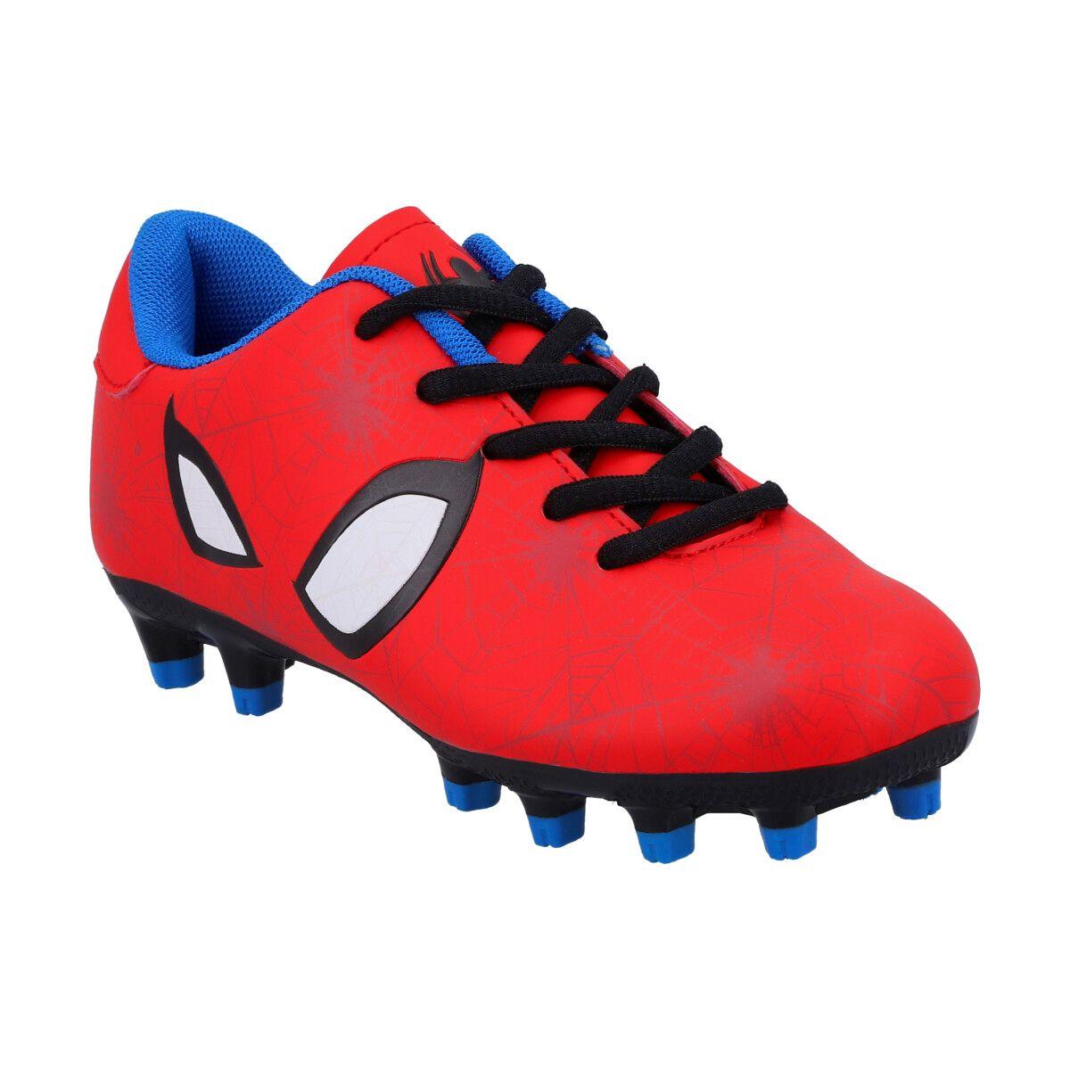 ZAPATOS DE FUTBOL SPIDER-MAN INFANTIL ROJO-1