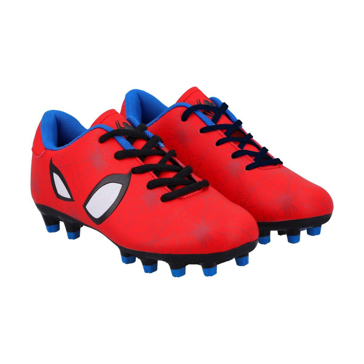 ZAPATOS DE FUTBOL SPIDER-MAN INFANTIL ROJO-2