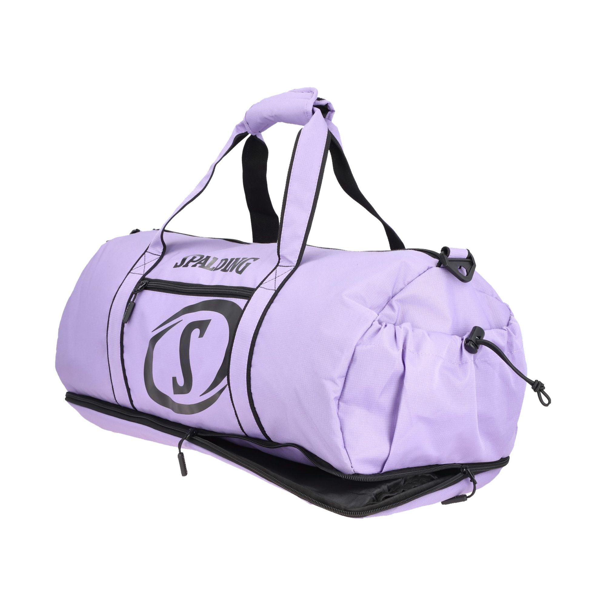 BOLSO FITNESS SPALDING LILA Lila Claro-2