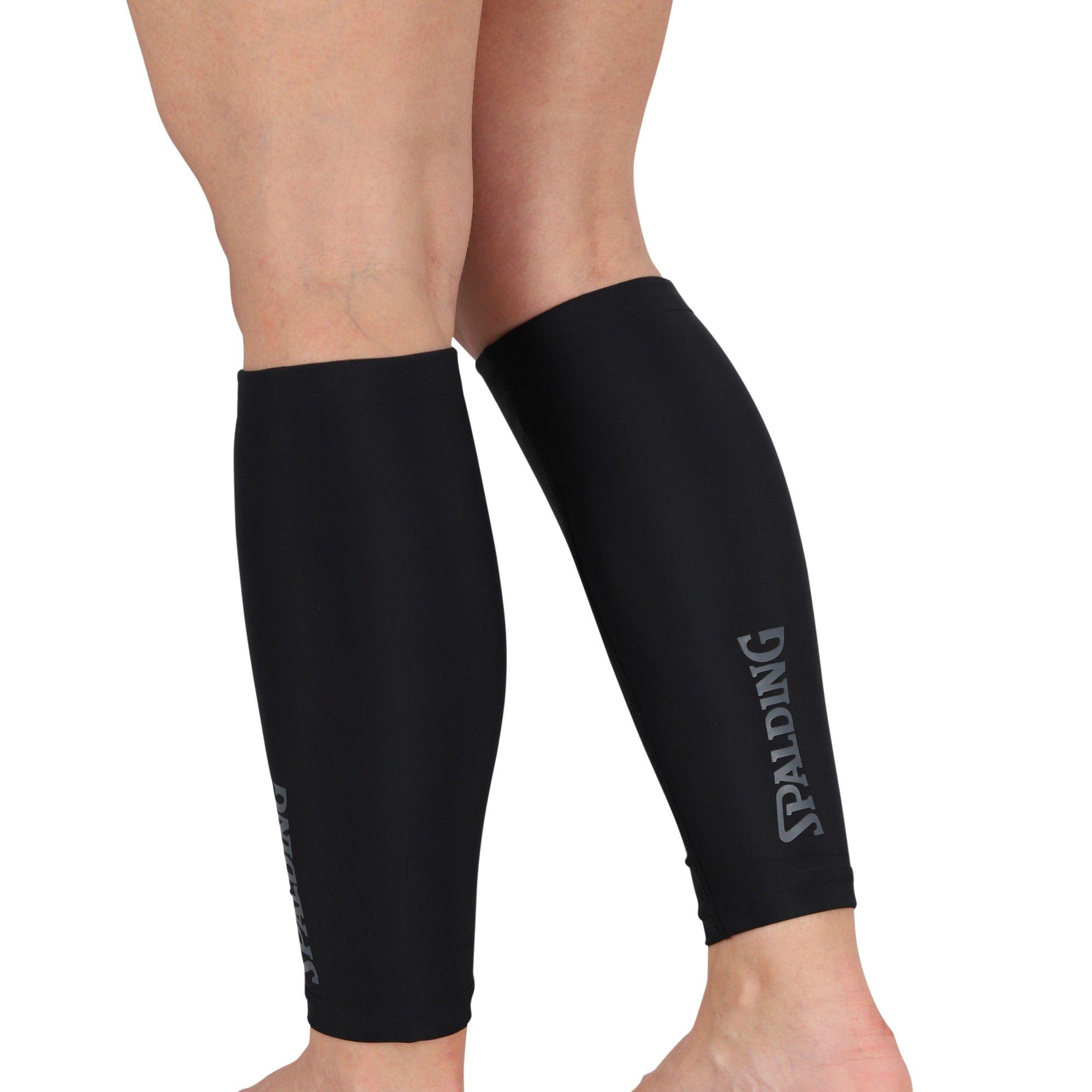 Pantorrilleras de Compresión Spalding Deportivas Negro-2