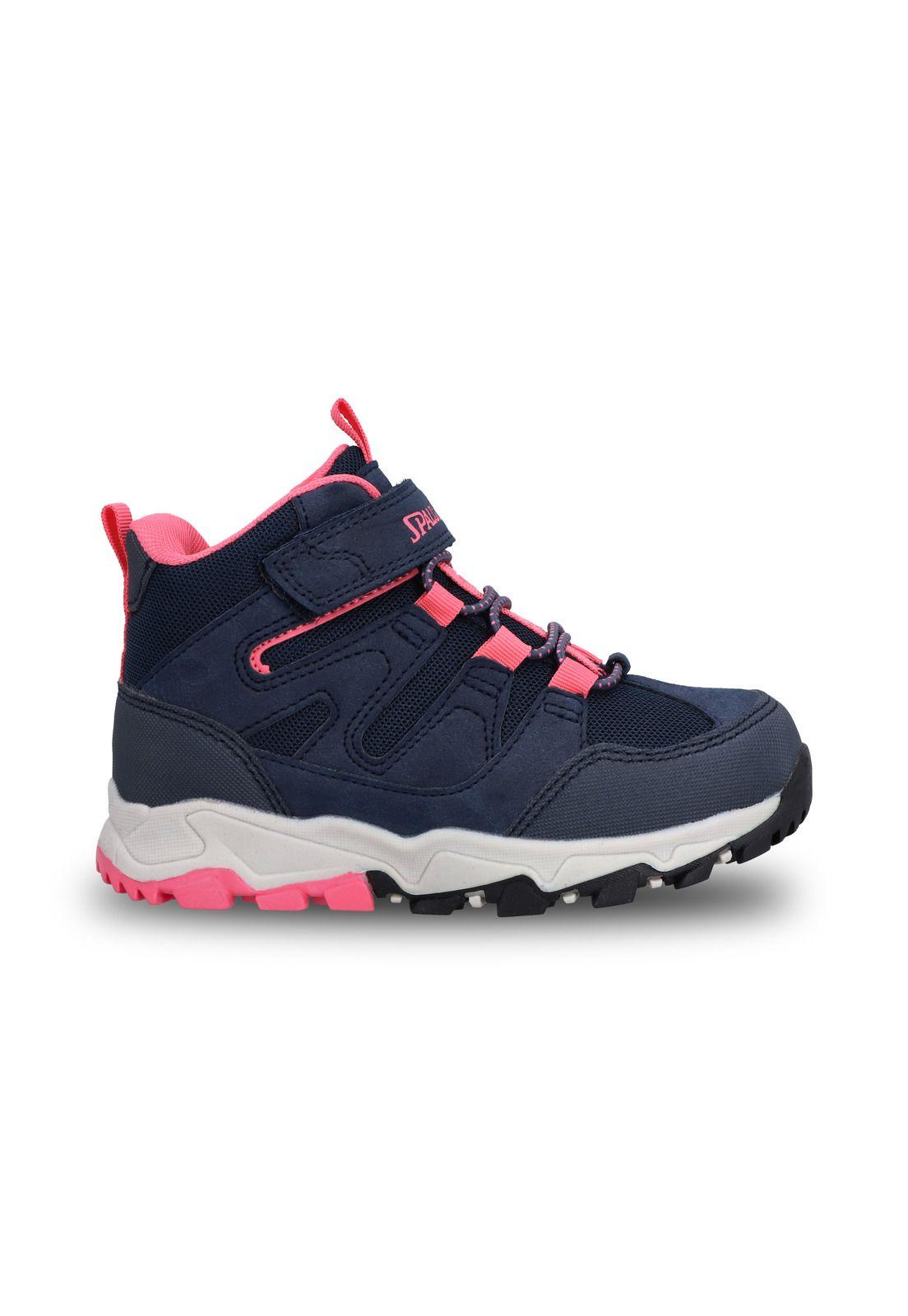 ZAPATO OUTDOOR SPALDING GOBI TODDLER GIRL NAVY-PINK-1