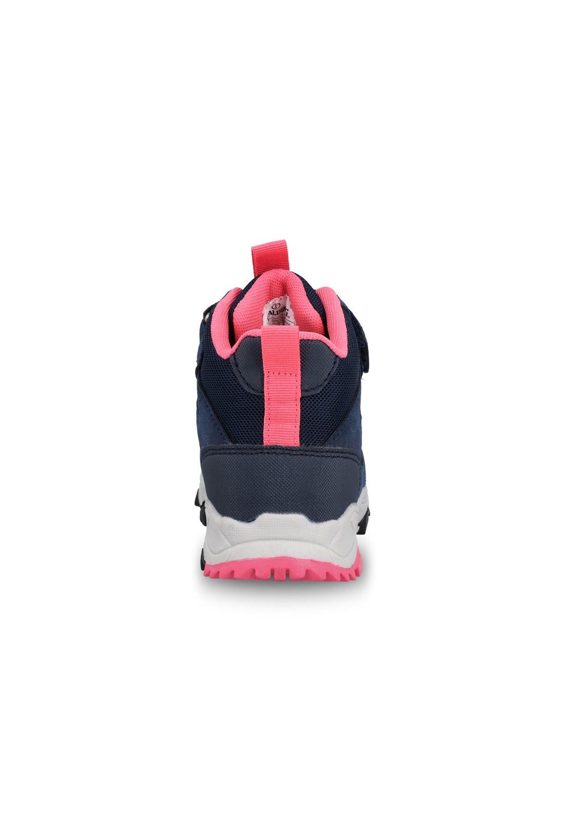 ZAPATO OUTDOOR SPALDING GOBI TODDLER GIRL NAVY-PINK-2