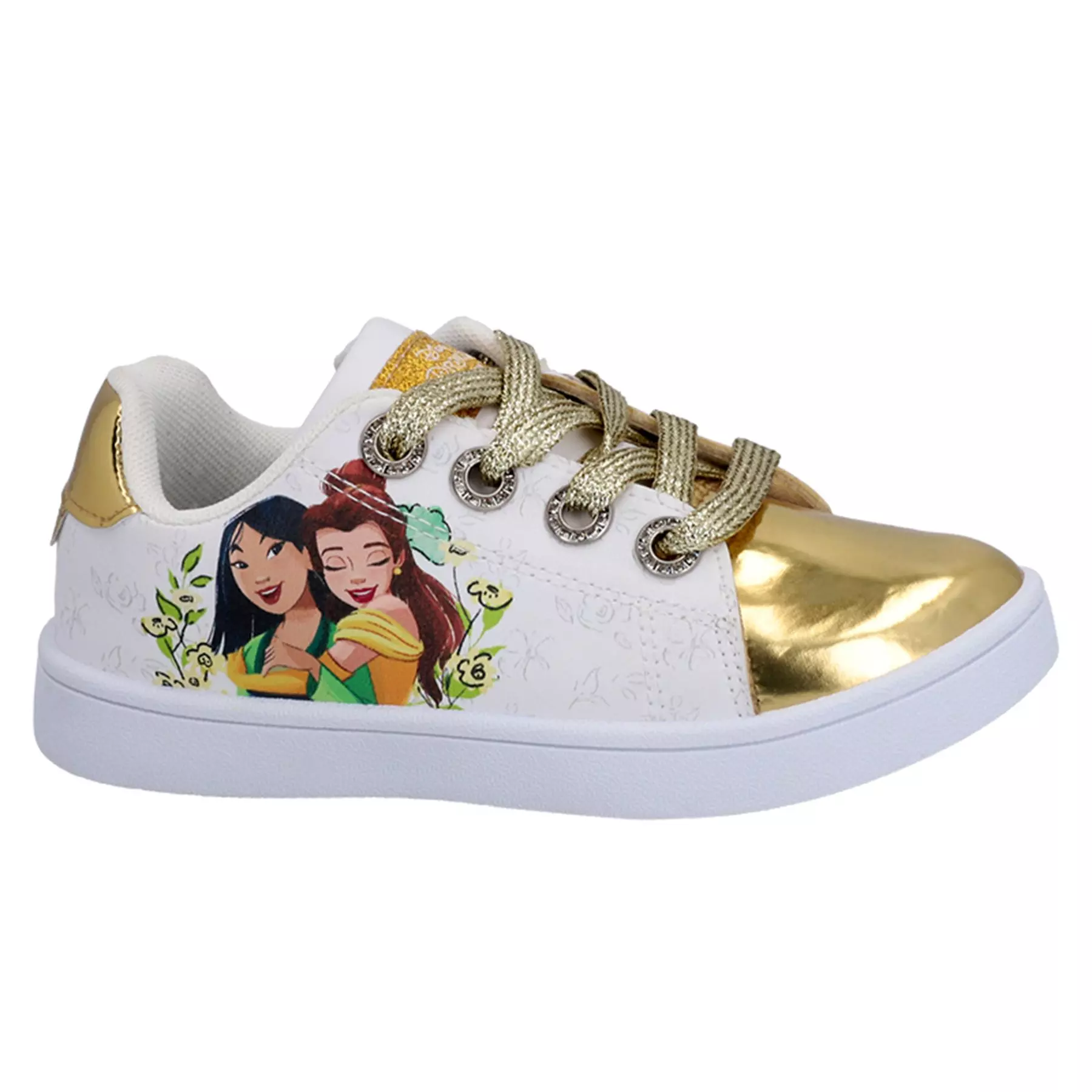 ZAPATILLAS PRINCESA DISNEY DORADA INFANTIL-1