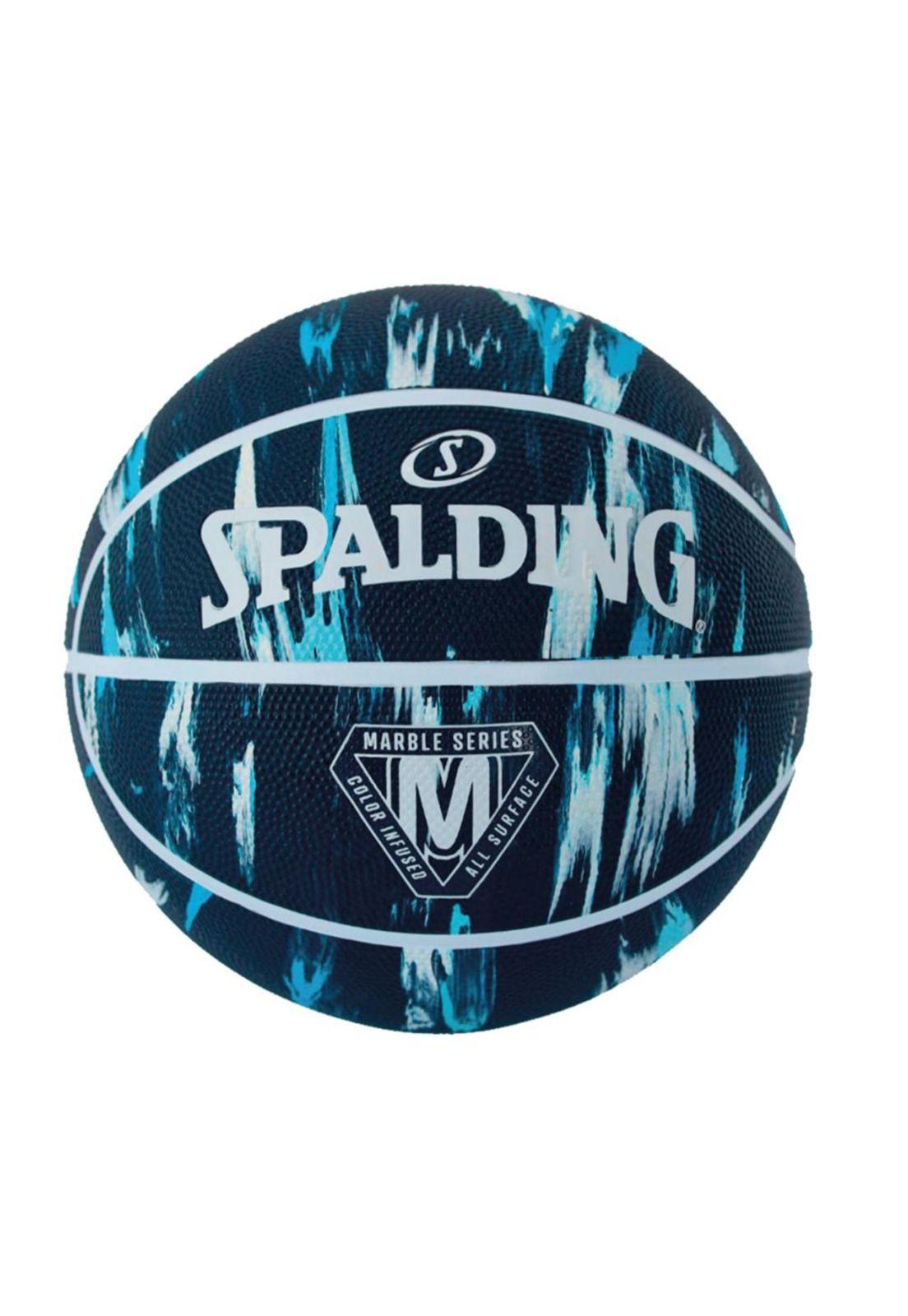Balón de Básquetbol Marble Series Tamaño 7 Azul Marino-0