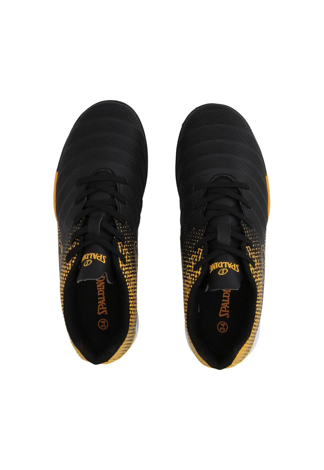 ZAPATILLA SOCCER  JUNIOR BLACK-YELLOW-3