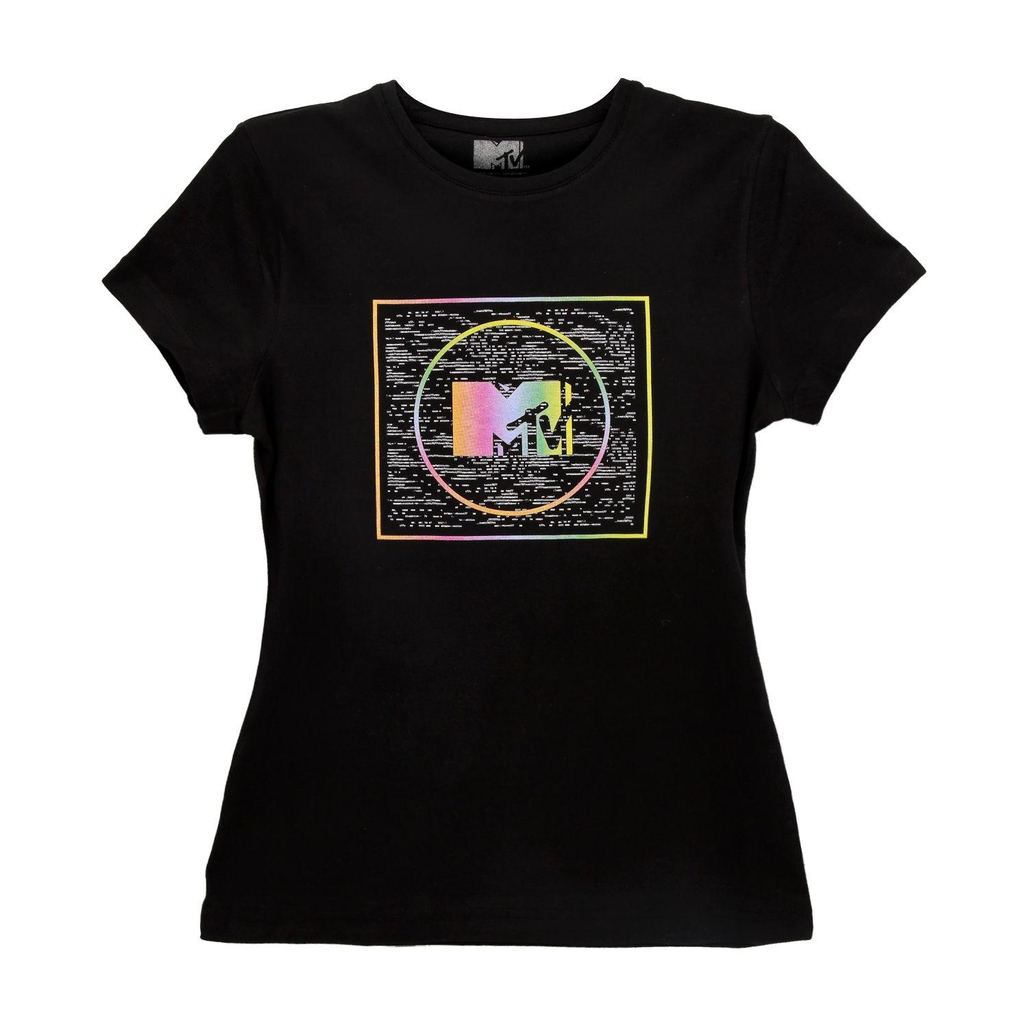 POLERA MTV BLACK MUJER-0