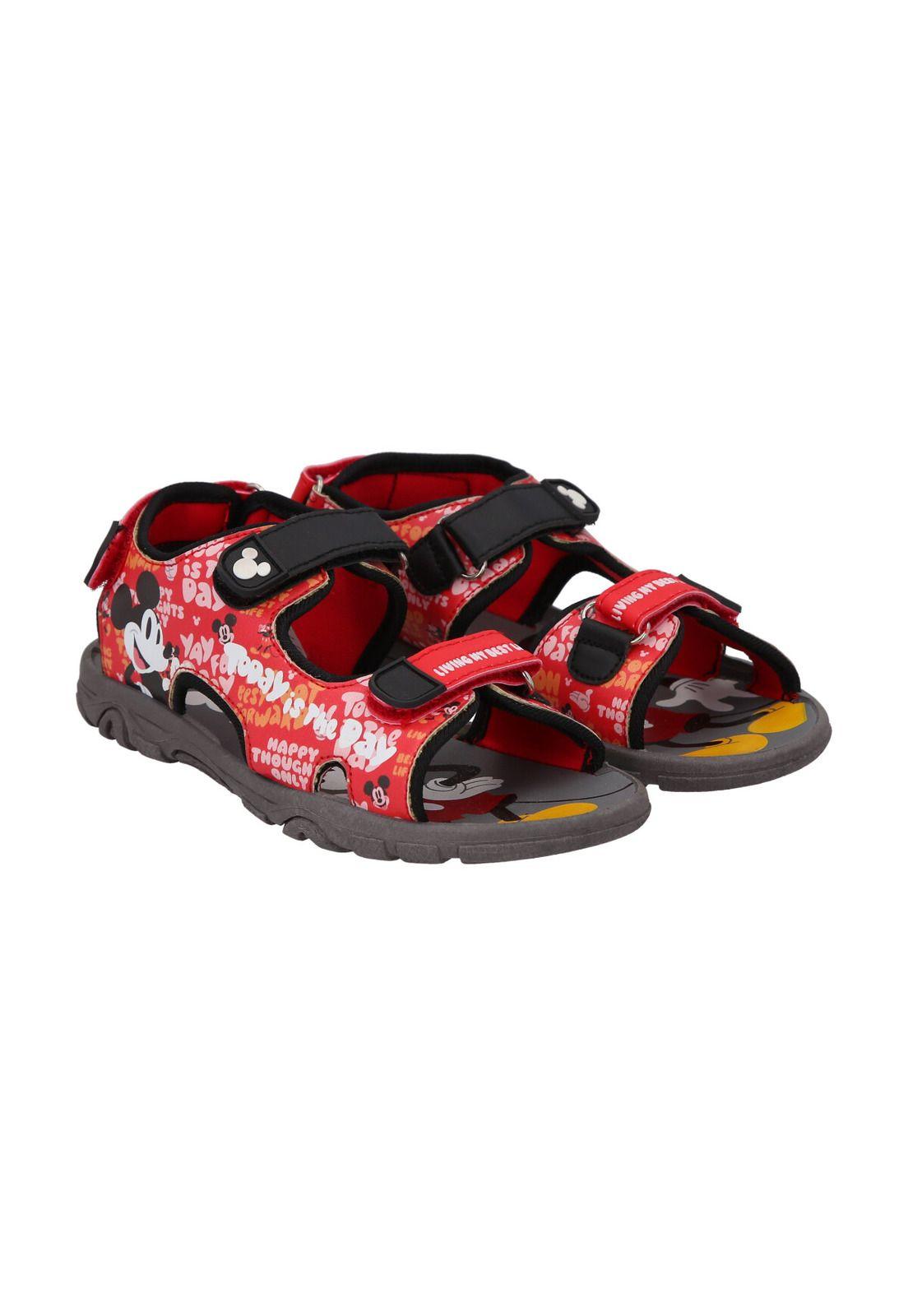 SANDALIA OUTDOOR MICKEY MOUSE ROJO-0