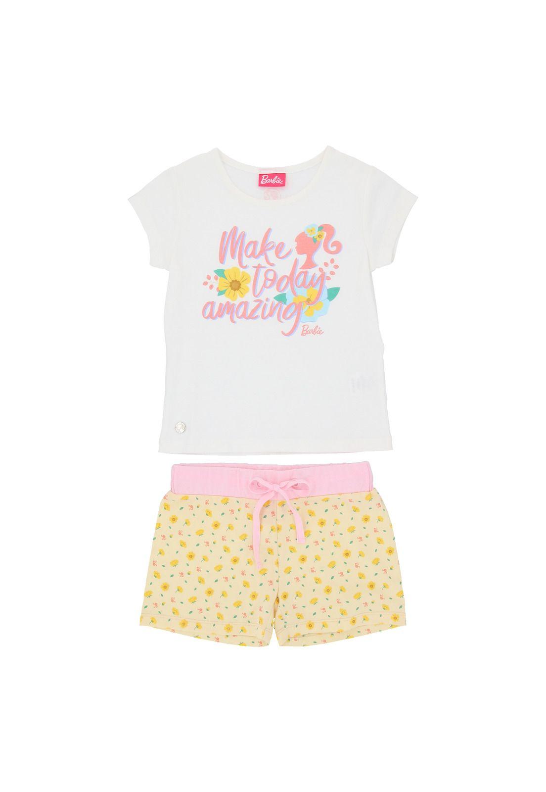 PIJAMA BARBIE BLANCO  FULL PRINT-0