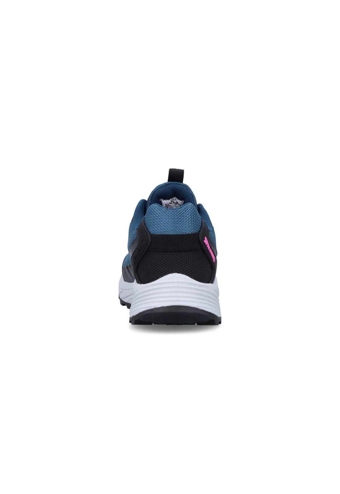 ZAPATILLA TRAIL RUNNING-GRAVEL WOMEN BLUE-FUCHSIA-1