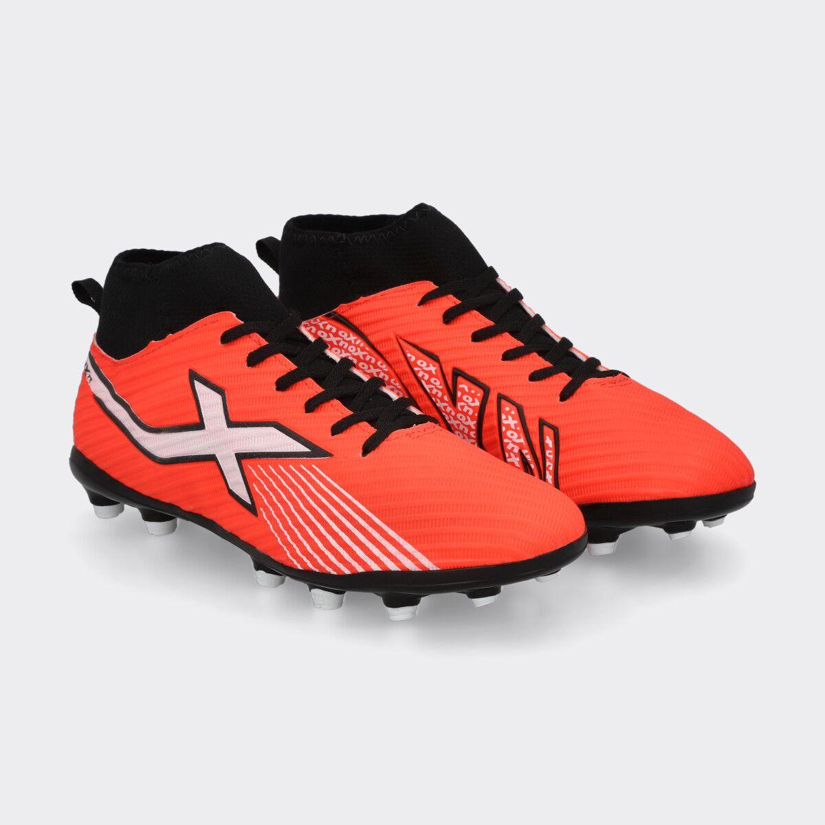 ZAPATOS DE FUTBOL OXN FUSION GRIP 4 NEO ADULTO NARANJO-1
