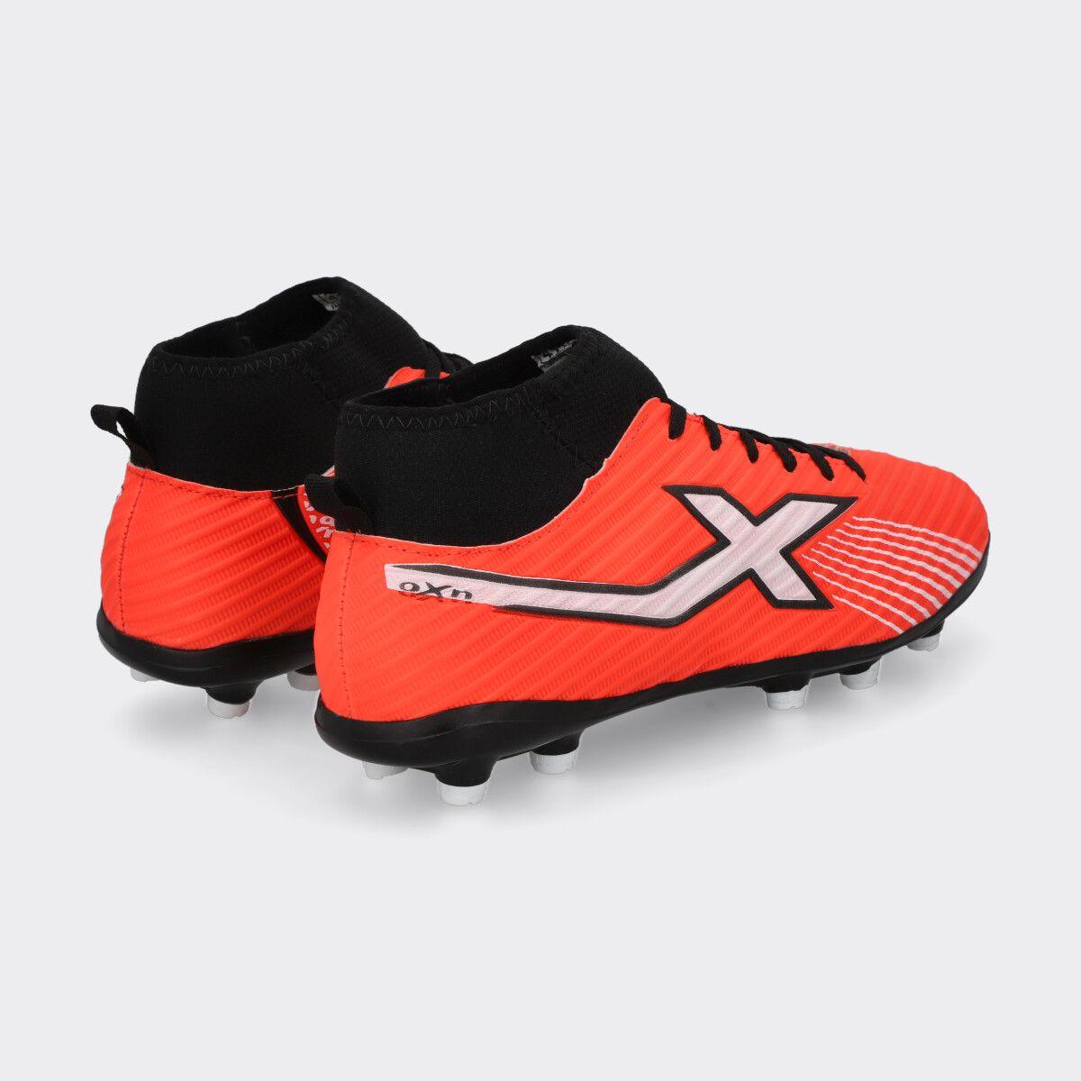 ZAPATOS DE FUTBOL OXN FUSION GRIP 4 NEO ADULTO NARANJO-2