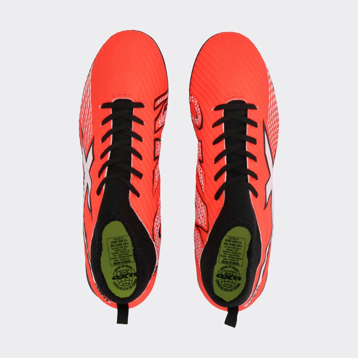 ZAPATOS DE FUTBOL OXN FUSION GRIP 4 NEO ADULTO NARANJO-3