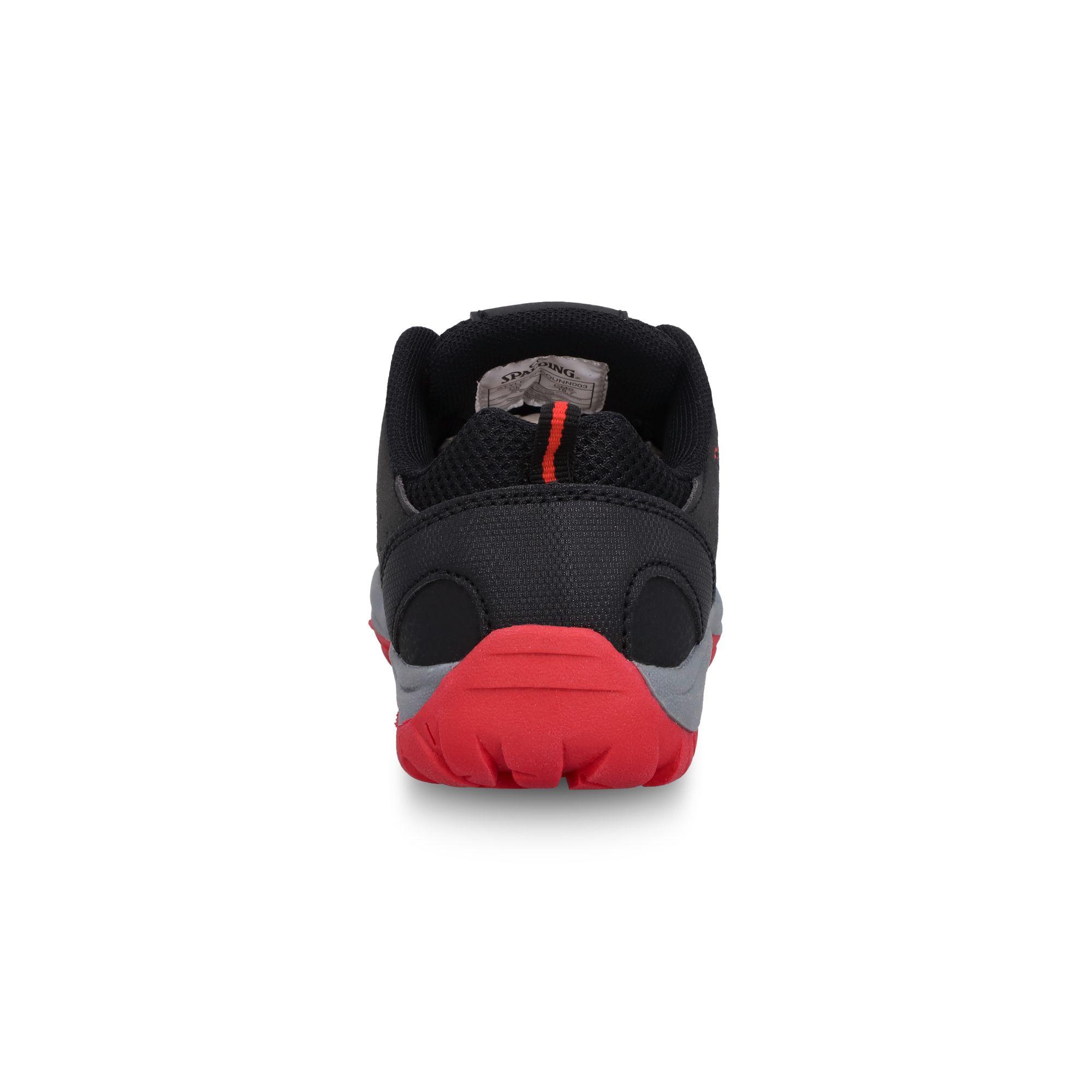 ZAPATOS OUTDOOR MINI ARROW INFANTIL NEGRO-ROJO-2